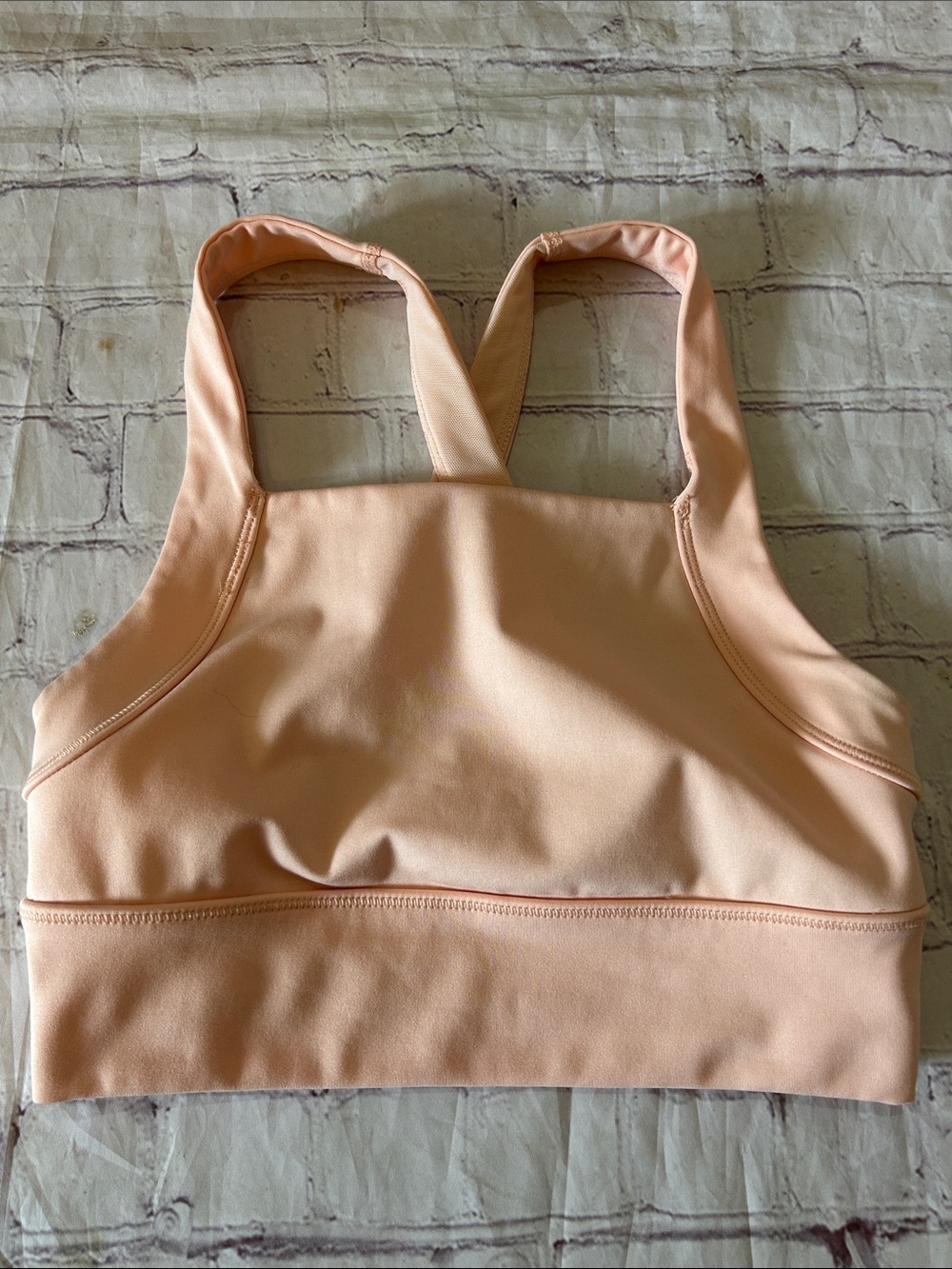 Free People Movement Under Control High Impact Sports Bra XS Peach